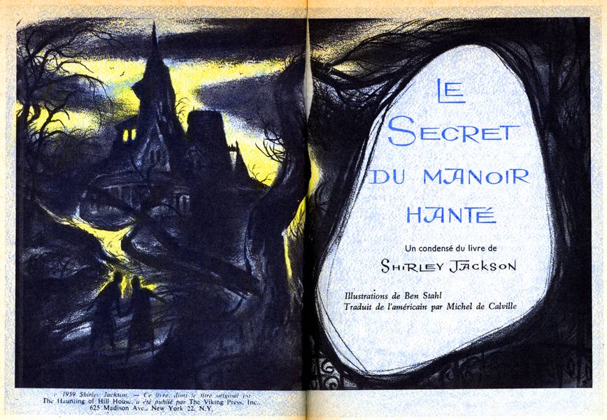 le secret du manoir hanté, france, reader's digest #1, 1961, illustrations by Ben Stahl #1