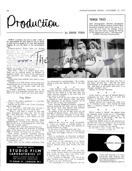 Kine Weekly (UK), Nov. 15, 1962 - Vol. 546, No. 2876, page 18