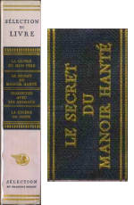le secret du manoir hanté, france, reader's digest #1, 1961, spine