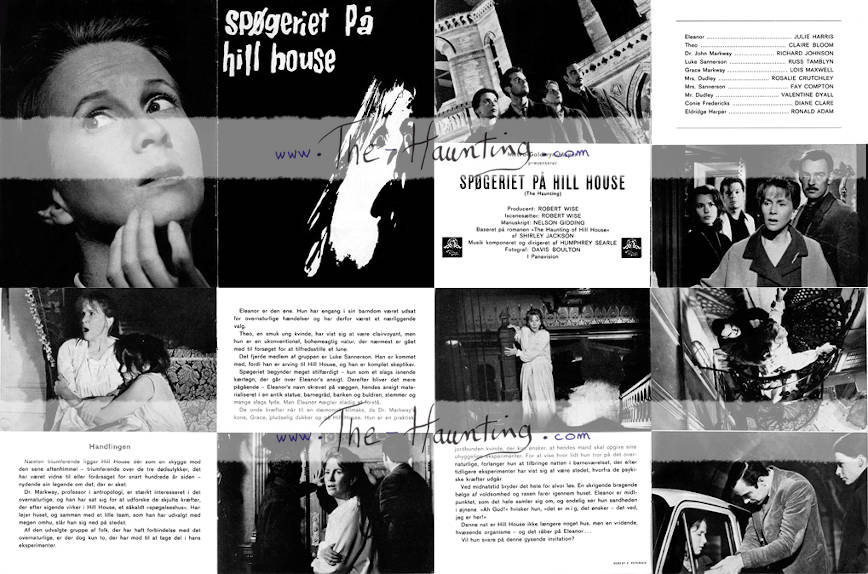 The Haunting, 1963, MGM Denmark, 8-page booklet, composite