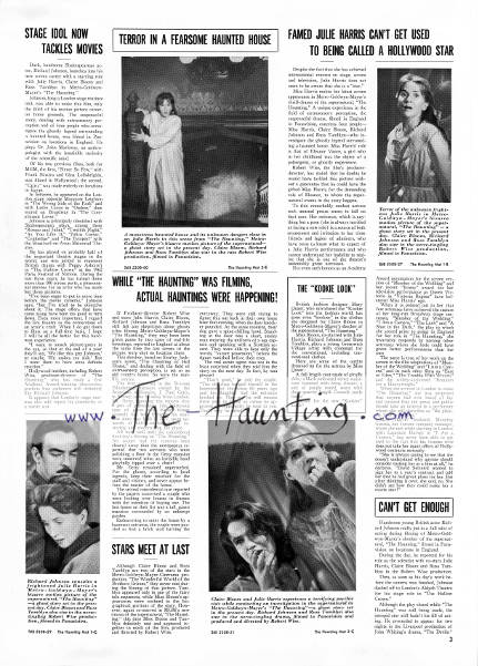 The Haunting, 1963, MGM USA, Campaign book, page 3