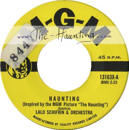 The Haunting, 1963, Lalo SCHIFRIN, 7inch, Canada, MGM 13163X, Side 1