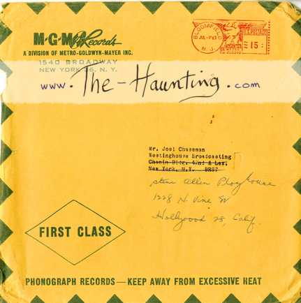 The Haunting, 1963, Lalo SCHIFRIN, 7inch, Promo, UK, MGM 1218, Enveloppe