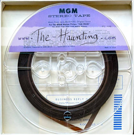 The Haunting, 1963, Lalo SCHIFRIN, LP, The Prize, Commercial copy, Stereo, USA, MGM STC-4192, tape